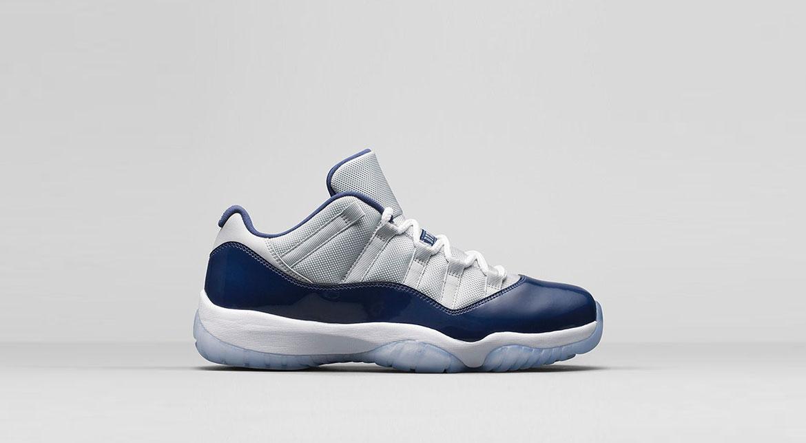 Exclusive Air Jordan Air 11 Retro Low "georgetown" — 3.5 — Front View