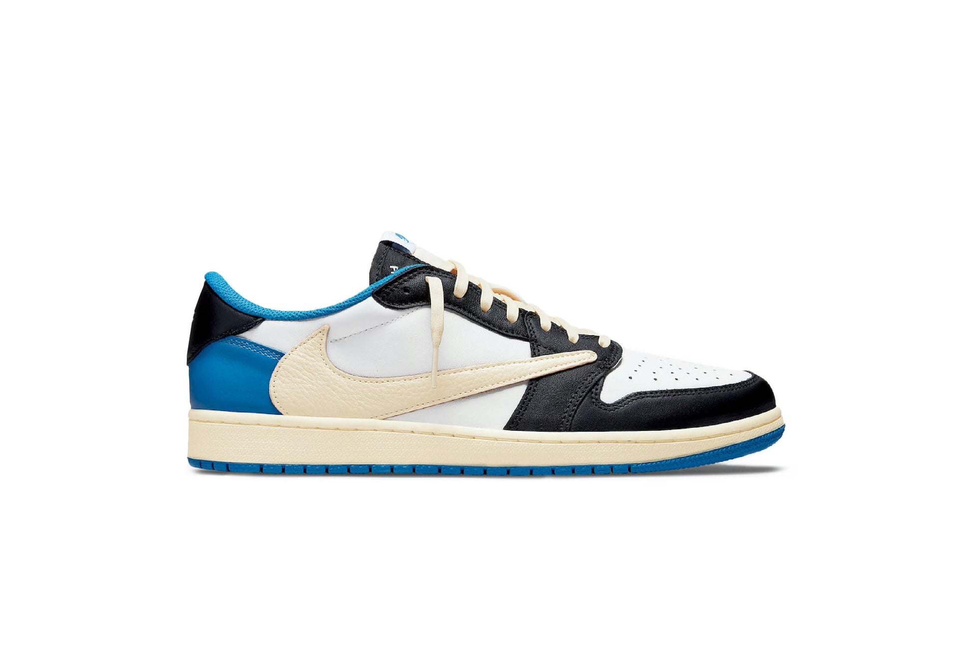 Exclusive Air Jordan x FRAGMENT x TRAVIS SCOTT 1 LOW OG — 3.5 — Front View