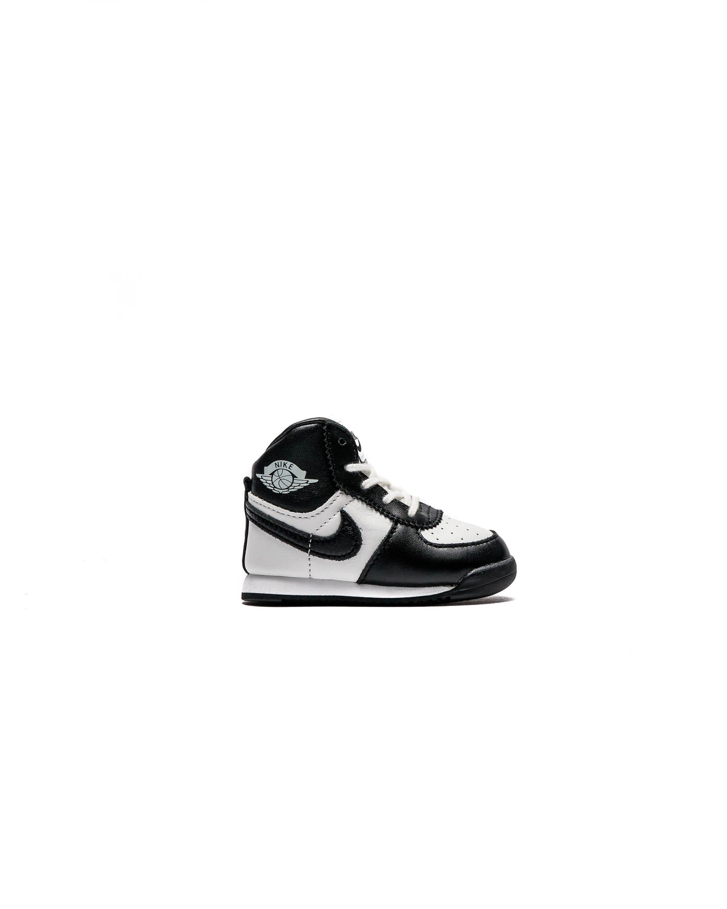 Exclusive Air Jordan BABY  '85 (TD) "BLACK WHITE" — 0C — Front View