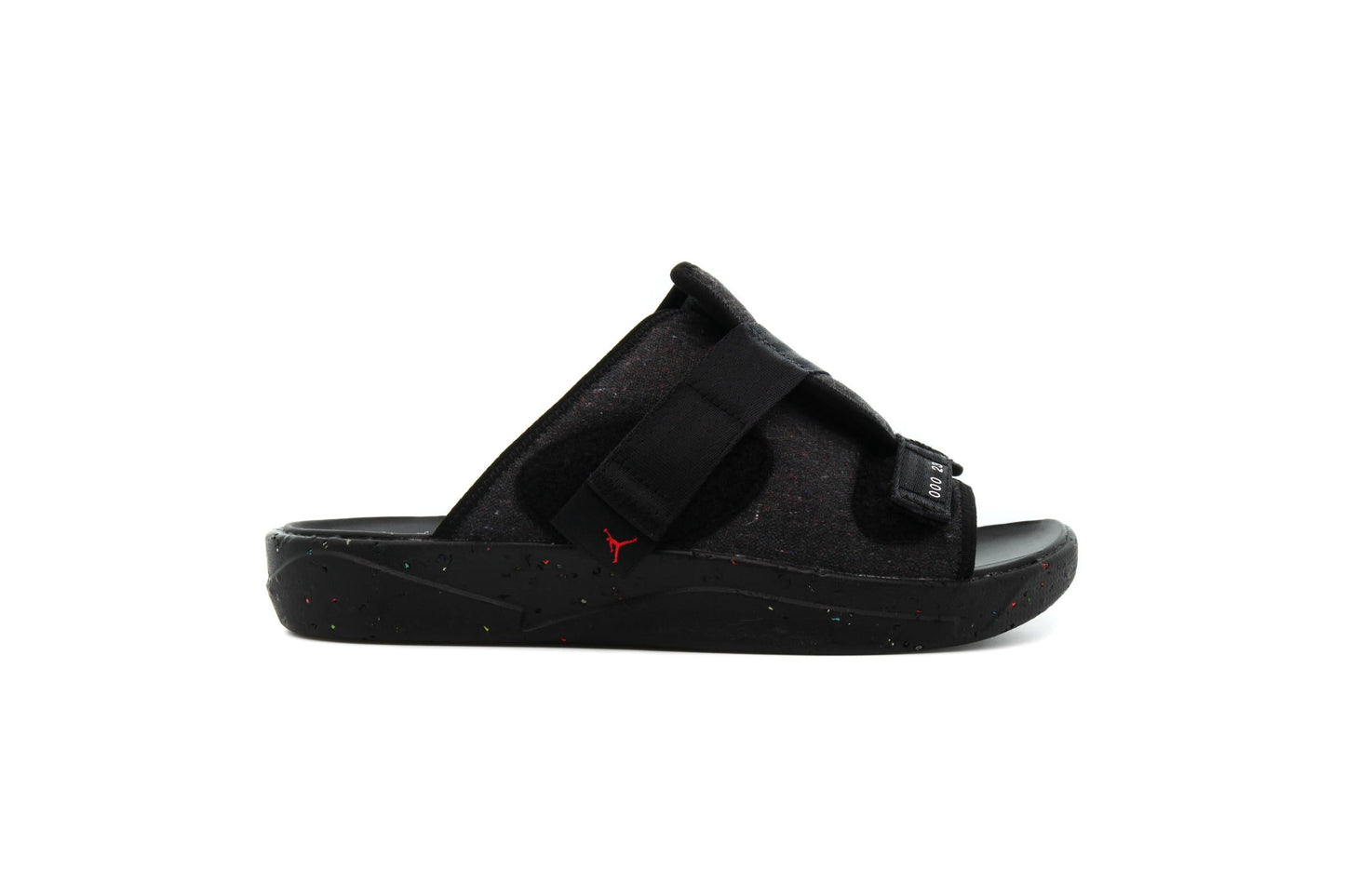 Exclusive Air Jordan CRATER SLIDE "BLACK" — 3.5 — Front View