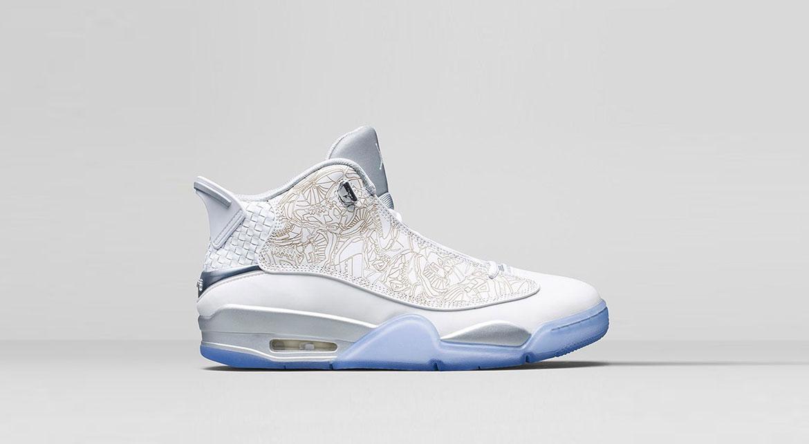 Exclusive Air Jordan Dub Zero Laser "All White" — 3.5 — Front View