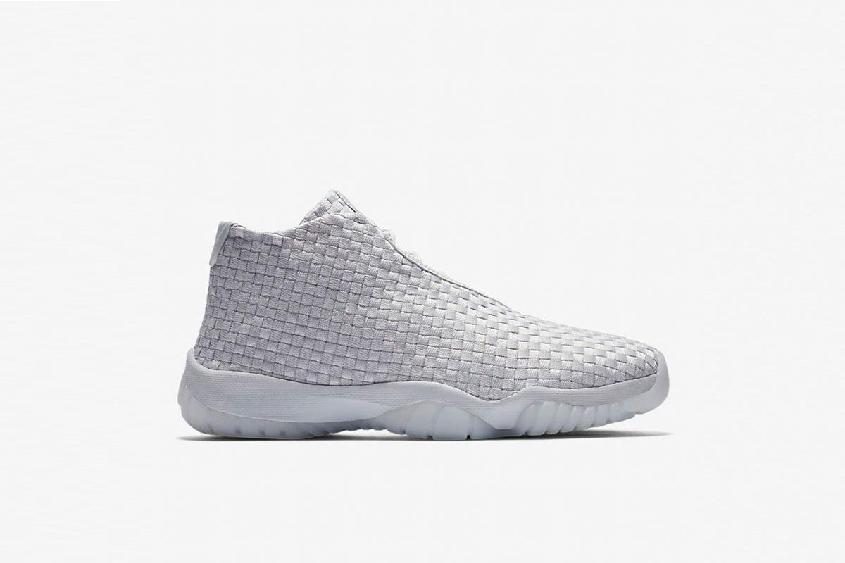 Exclusive Air Jordan Future "Pure Platinum" — 3.5 — Front View