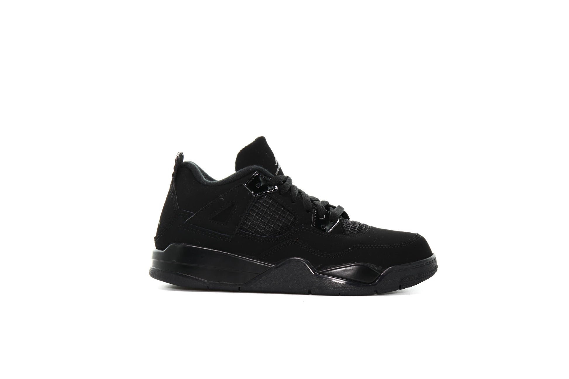 Exclusive Air Jordan 4 RETRO (PS) "BLACK CAT" — 1.5Y — Front View