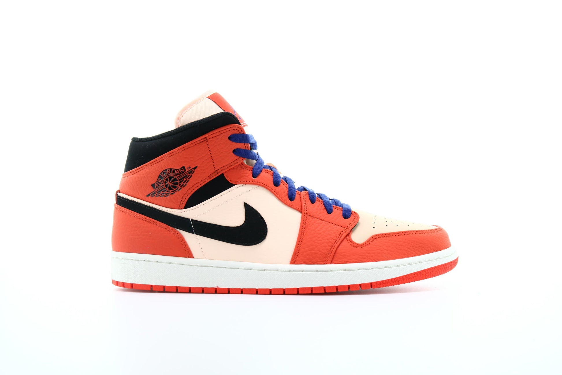 Exclusive Air Jordan 1 Mid se "Team Orange" — 3.5 — Front View