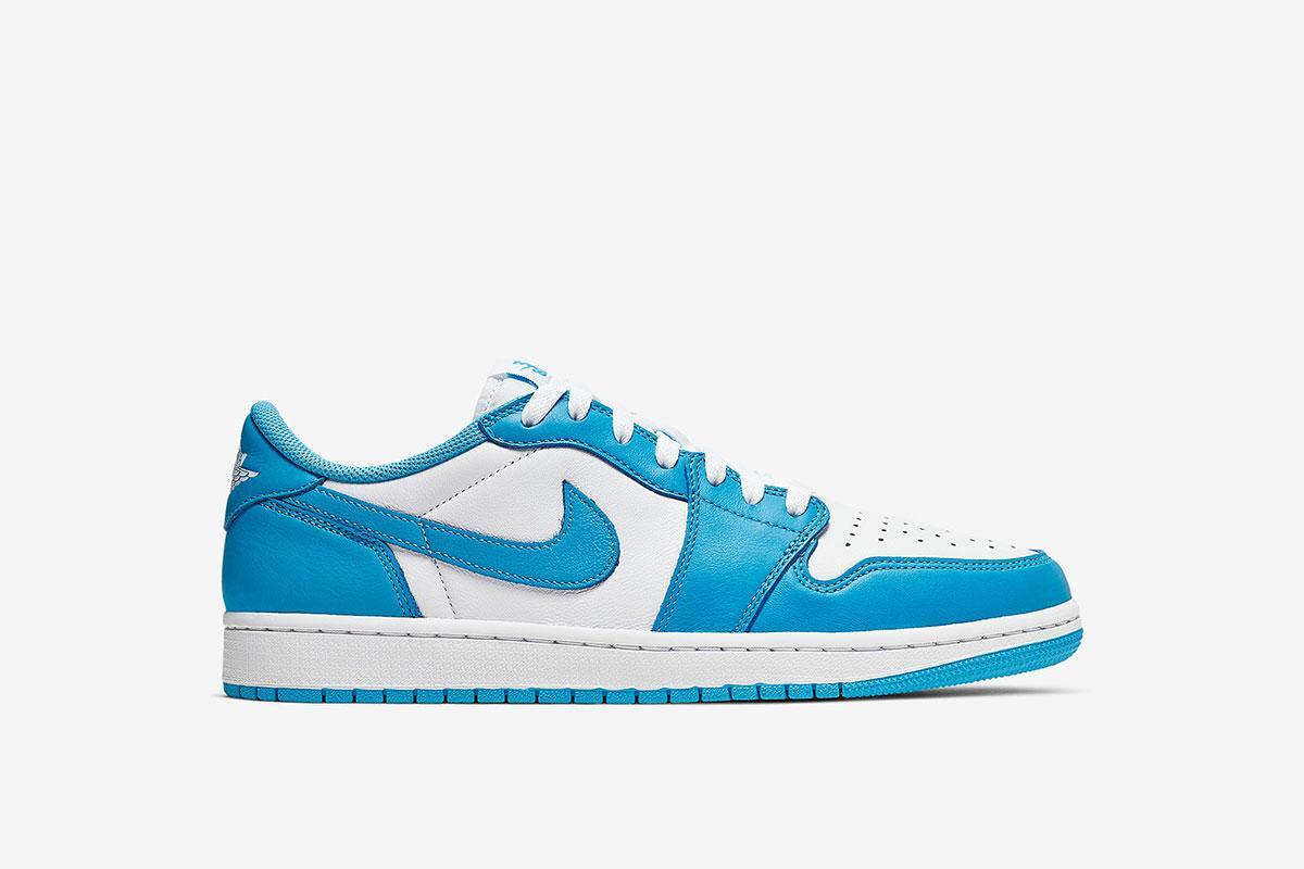 Exclusive Air Jordan 1 Low SB "UNC" — 3.5 — Front View