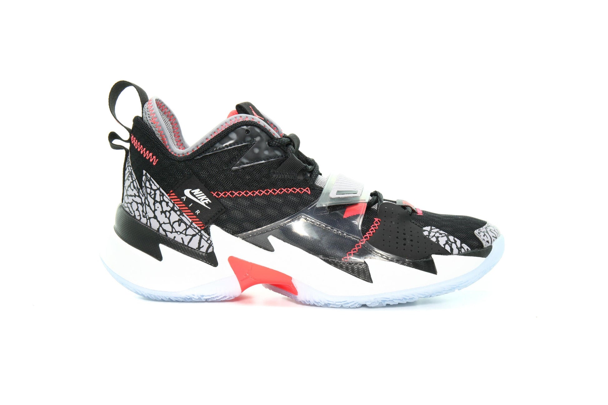 Exclusive Air Jordan WHY NOT? ZER0.3 "BLACK/CEMENT" — 3.5 — Front View