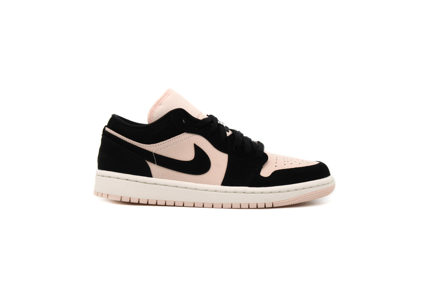 Exclusive Air Jordan WMNS 1 LOW "BLACK" — 5 — Front View