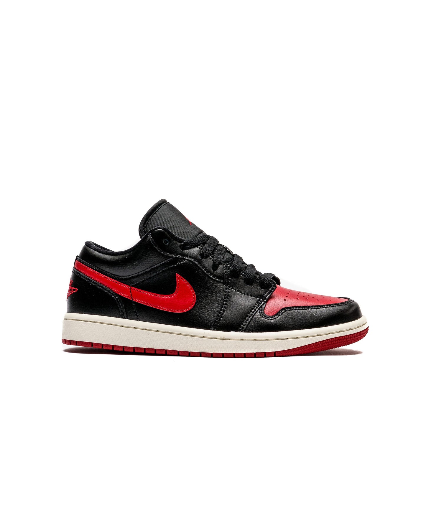 Exclusive Air Jordan WMNS 1 LOW 'Bred Sail' — 5 — Front View