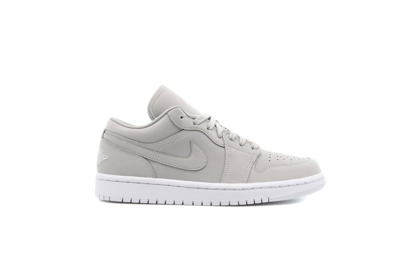 Exclusive Air Jordan WMNS 1 LOW "GREY FOG" — 5 — Front View