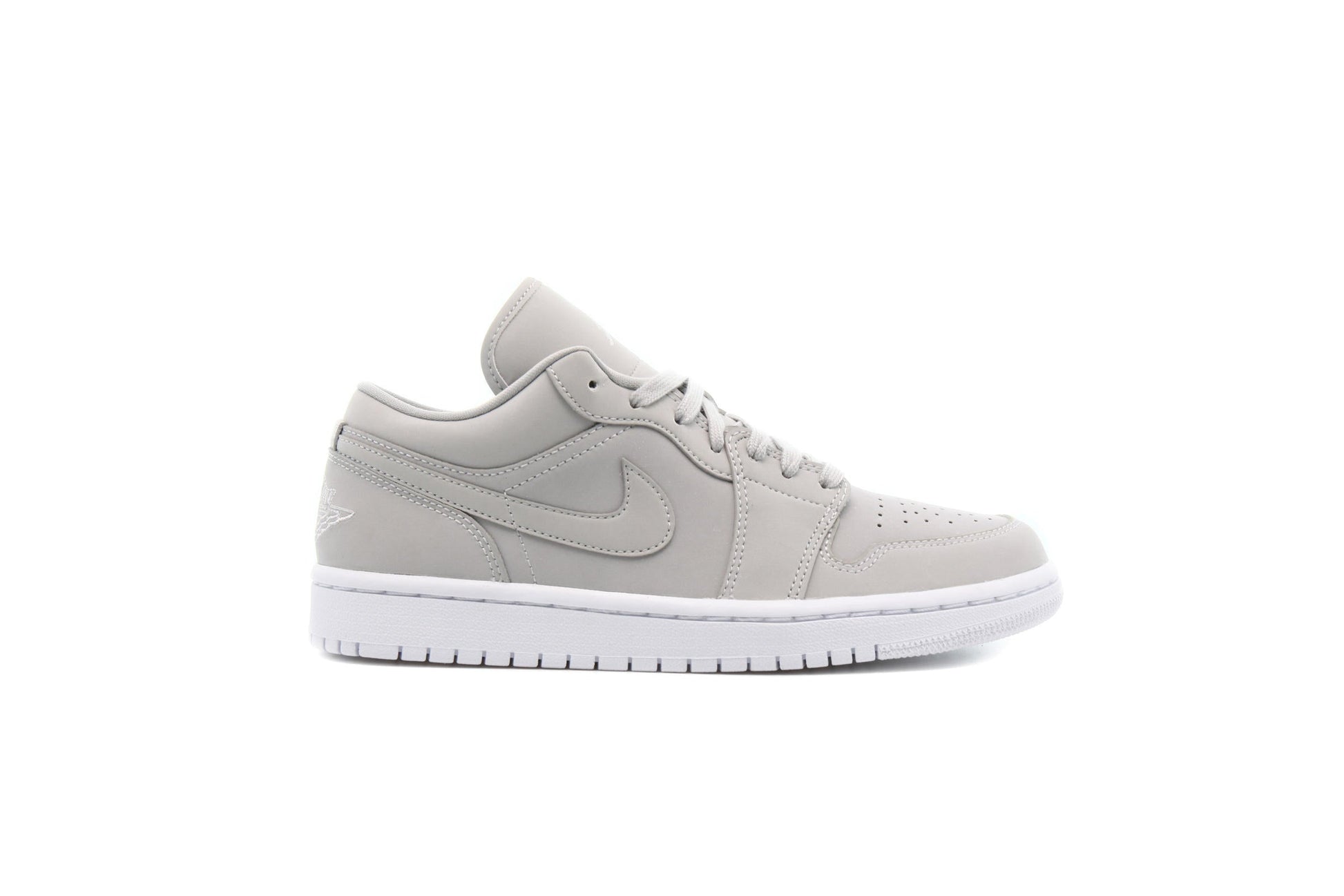 Exclusive Air Jordan WMNS 1 LOW "GREY FOG" — 5 — Front View
