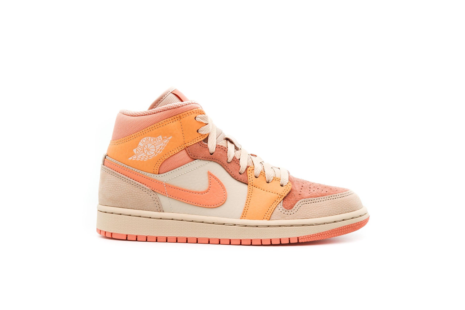 Exclusive Air Jordan WMNS 1 MID "ATOMIC ORANGE" — 5 — Front View