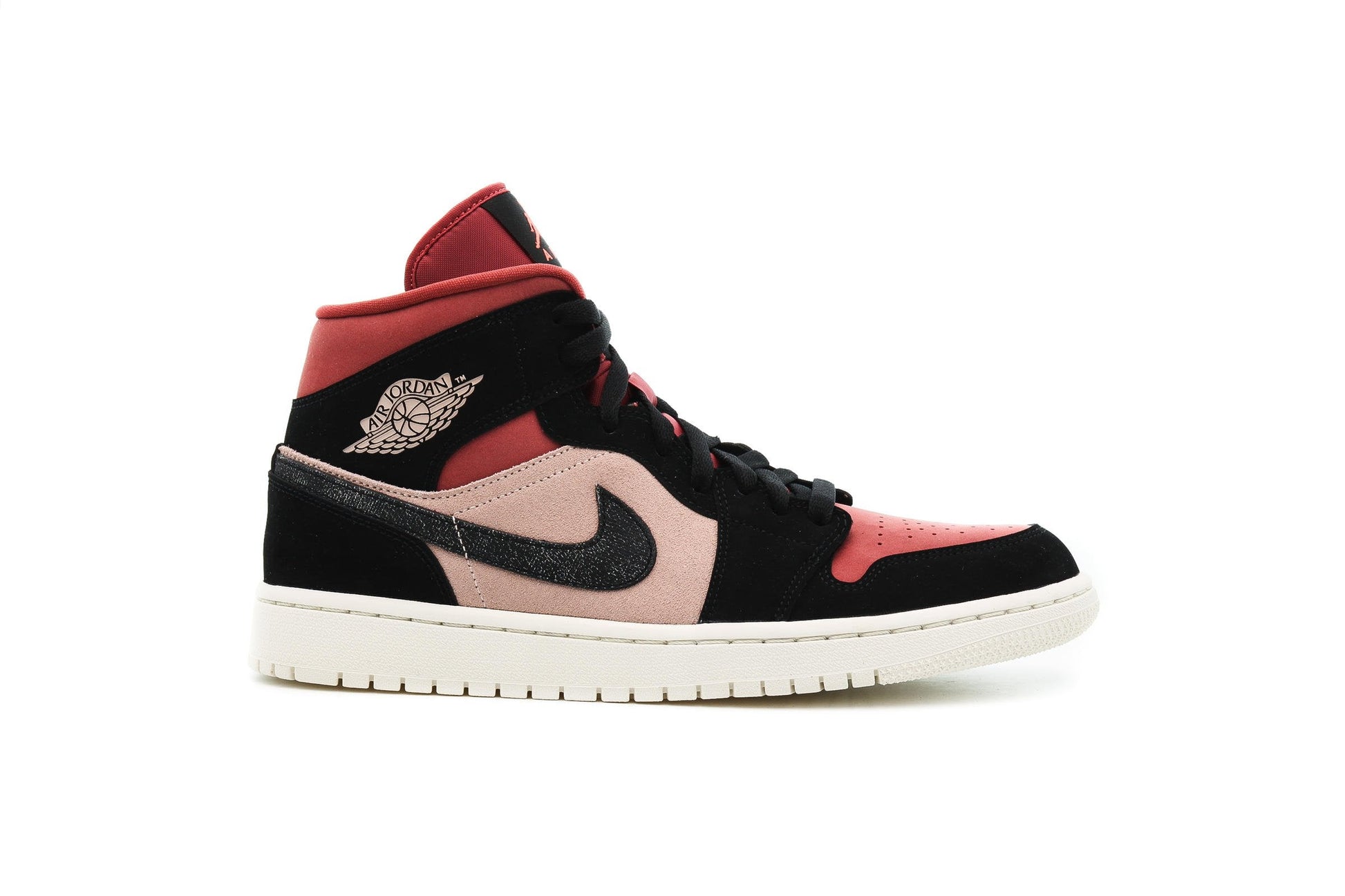Exclusive Air Jordan WMNS 1 MID "PARTICLE BEIGE" — 5 — Front View