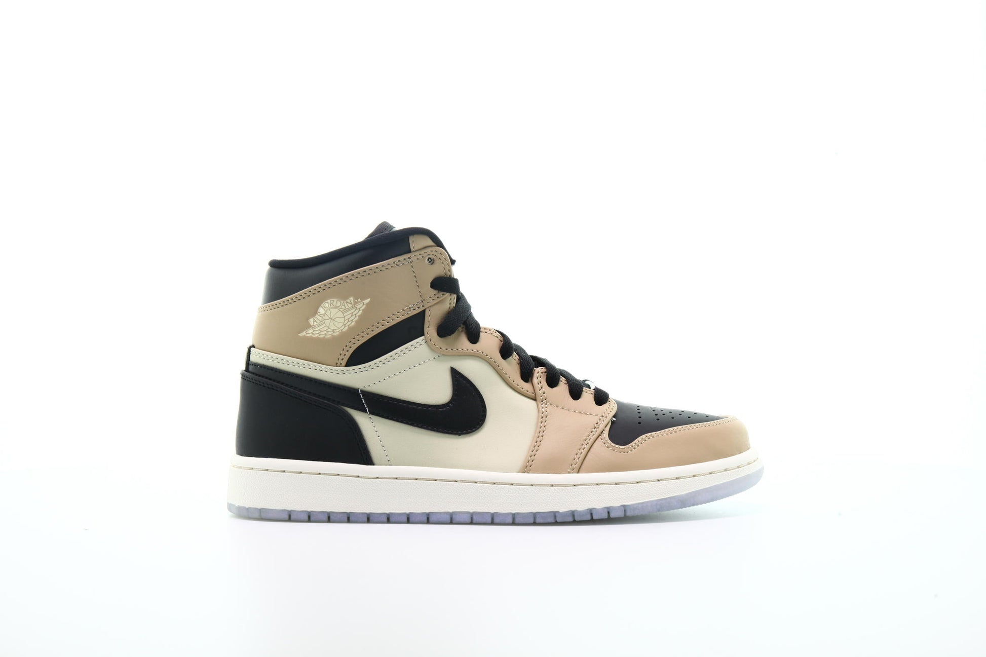 Exclusive Air Jordan Wmns 1 Retro Hi Prem "Black Fossil" — 5 — Front View