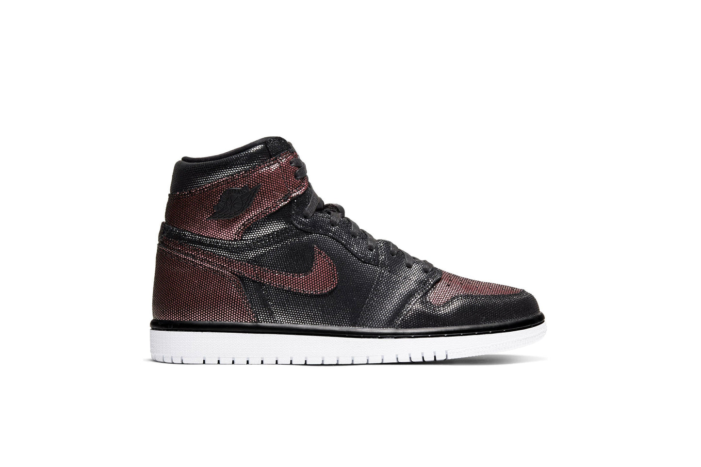 Exclusive Air Jordan Wmns 1 Hi OG Fearless "Black" — 5 — Front View