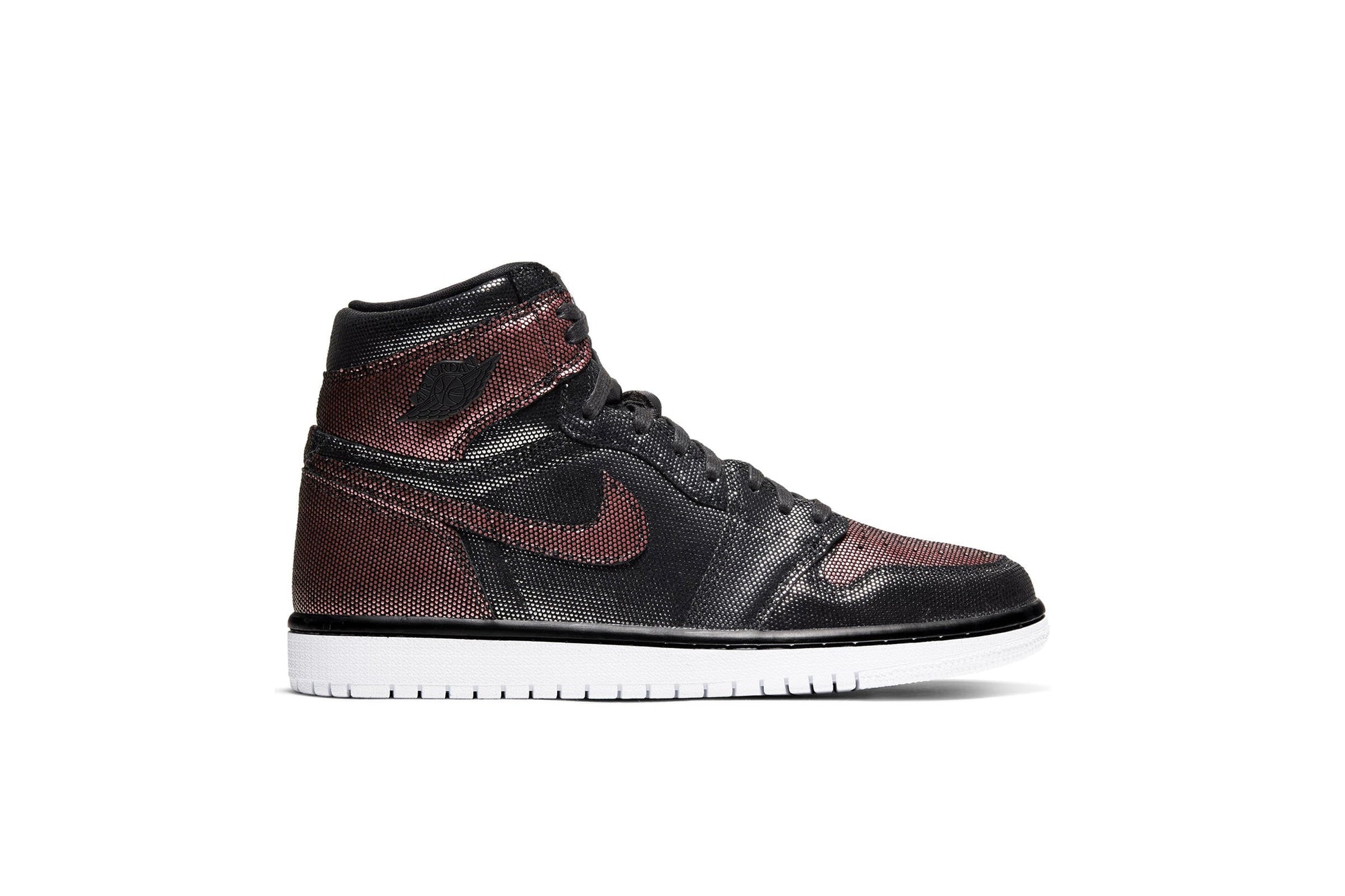 Exclusive Air Jordan Wmns 1 Hi OG Fearless "Black" — 5 — Front View