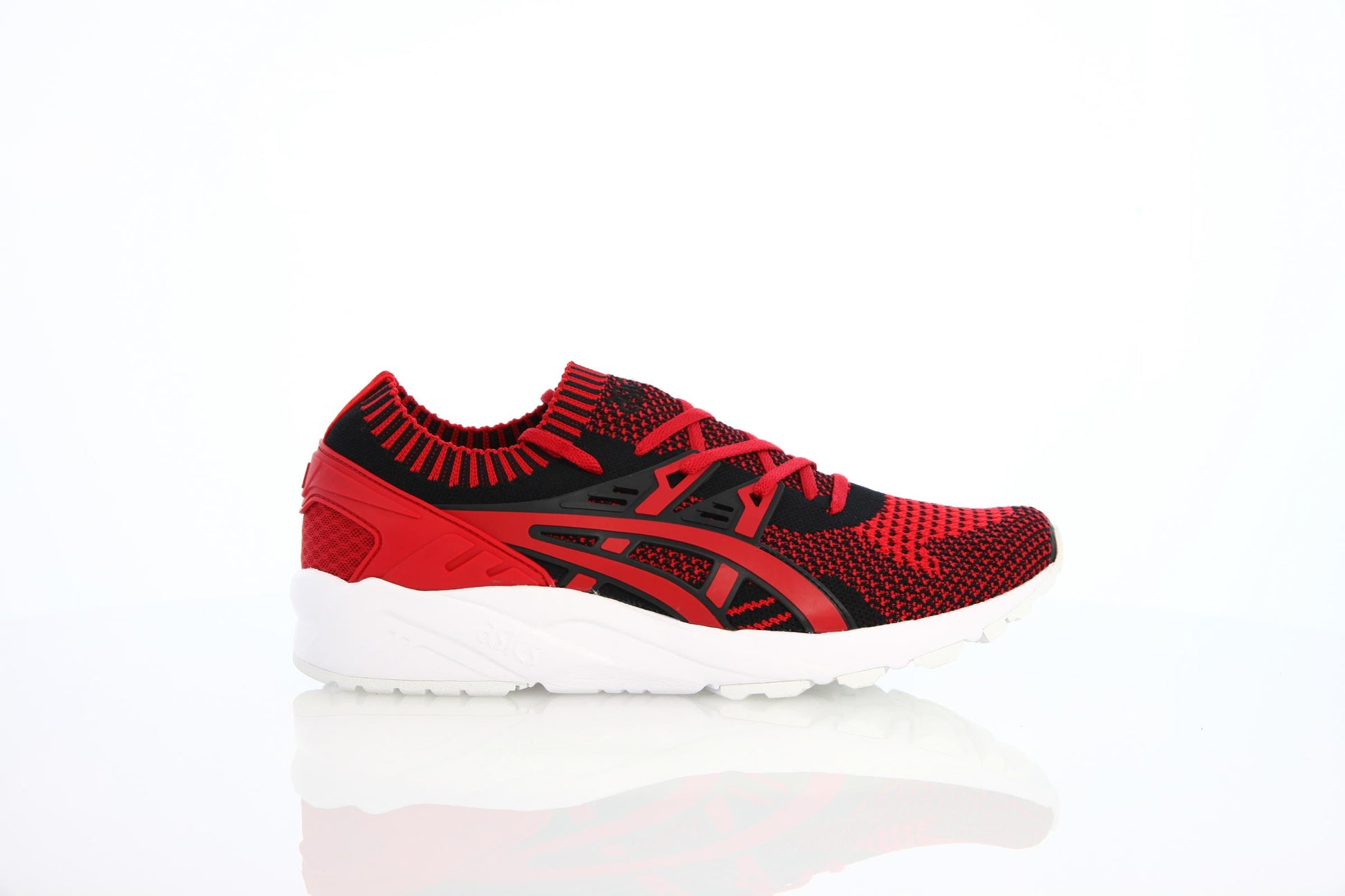 Exclusive Asics Gel-Kayano Trainer One Piece Knit Pack "True Red" — 4 — Front View