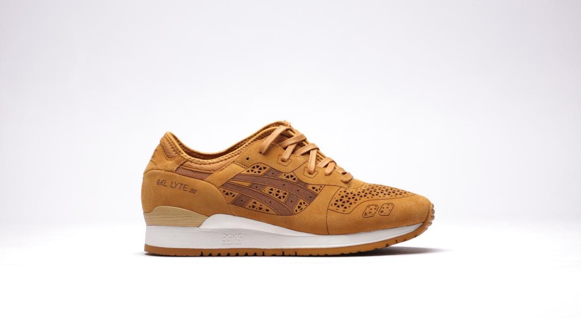 Exclusive Asics Gel Lyte III "laser Cut" Tan — 4 — Front View