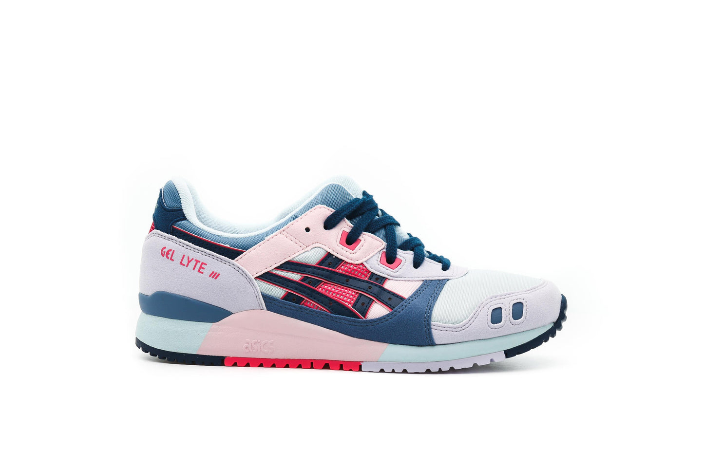 Exclusive Asics GEL-LYTE III OG BACK STREETS OF JAPAN PACK "AQUA ANGEL" — 4 — Front View