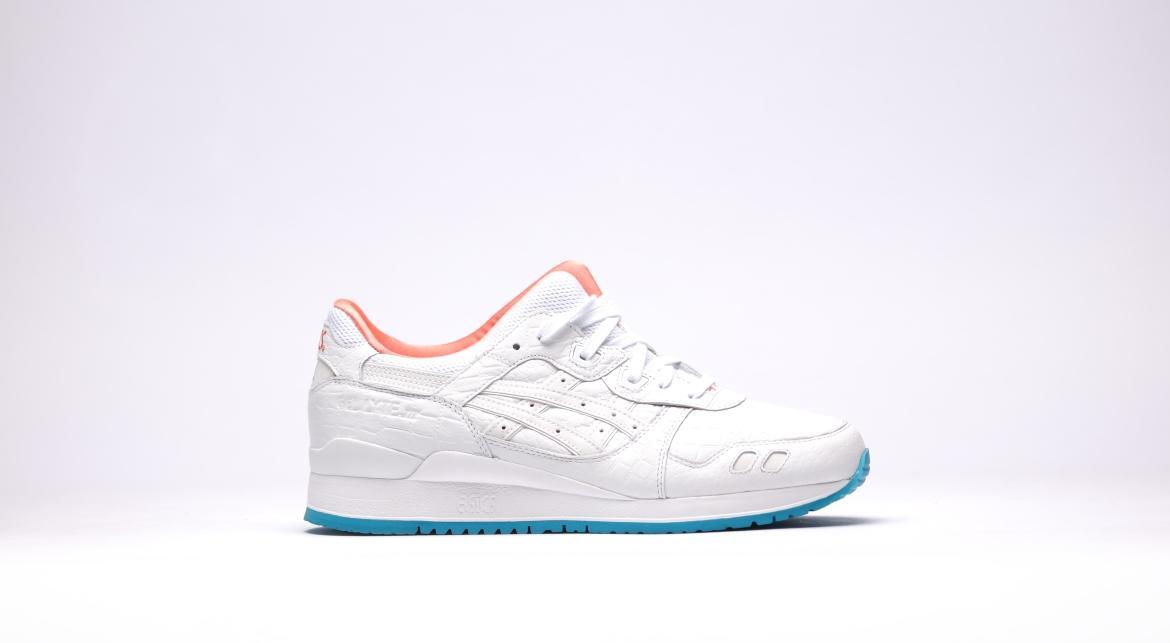 Exclusive Asics GEL LYTE III "WHITE GATOR" — 4 — Front View