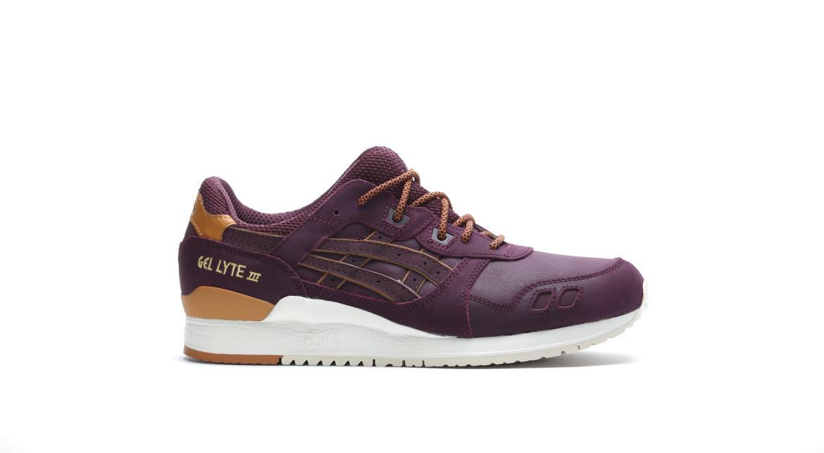 Exclusive Asics Gel-Lyte III Winter Pack "Rioja Red" — 4 — Front View