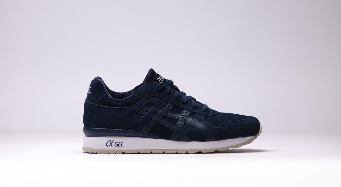 Exclusive Asics GT II "Navy Suede" — 4 — Front View