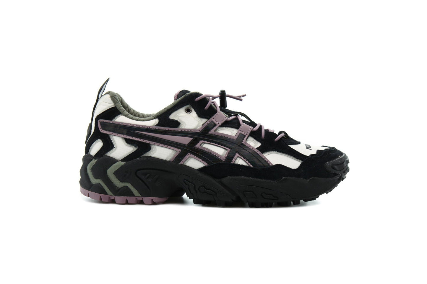 Exclusive ASICS x PLEASURES GEL-NANDI "CREAM" — 4 — Front View