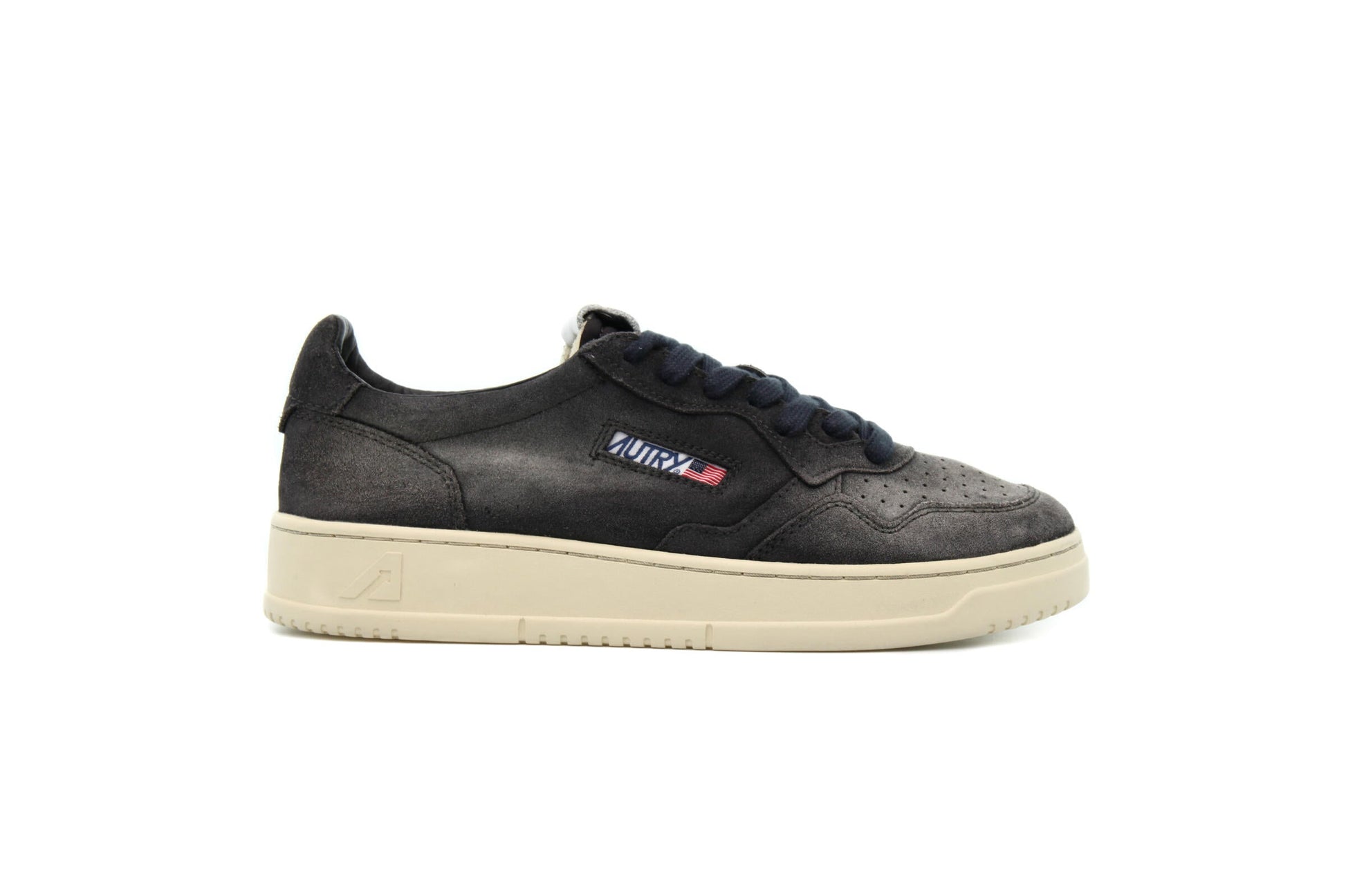 Exclusive Autry Action Shoes MEDALIST LOW "BLACK" — 3.5 — Front View