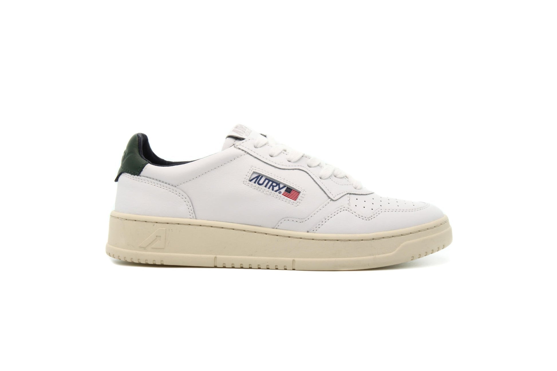 Exclusive Autry Action Shoes MEDALIST LOW "DARK GREEN" — 3.5 — Front View