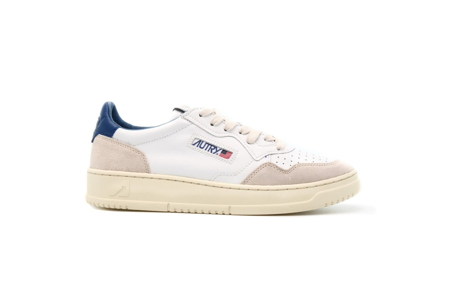 Exclusive Autry Action Shoes MEDALIST LOW "LEAT BLUE" — 3.5 — Front View