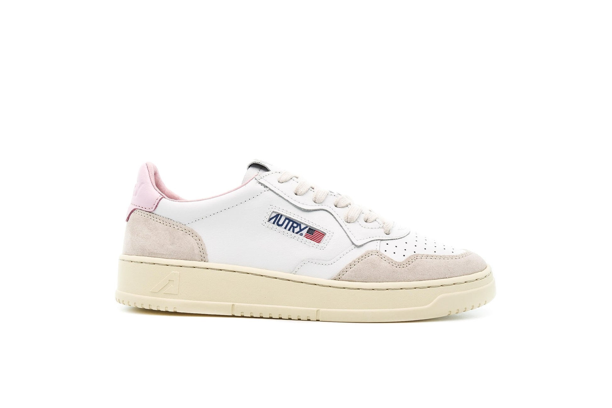 Exclusive Autry Action Shoes WMNS MEDALIST LOW "LEAT PINK" — 3.5 — Front View