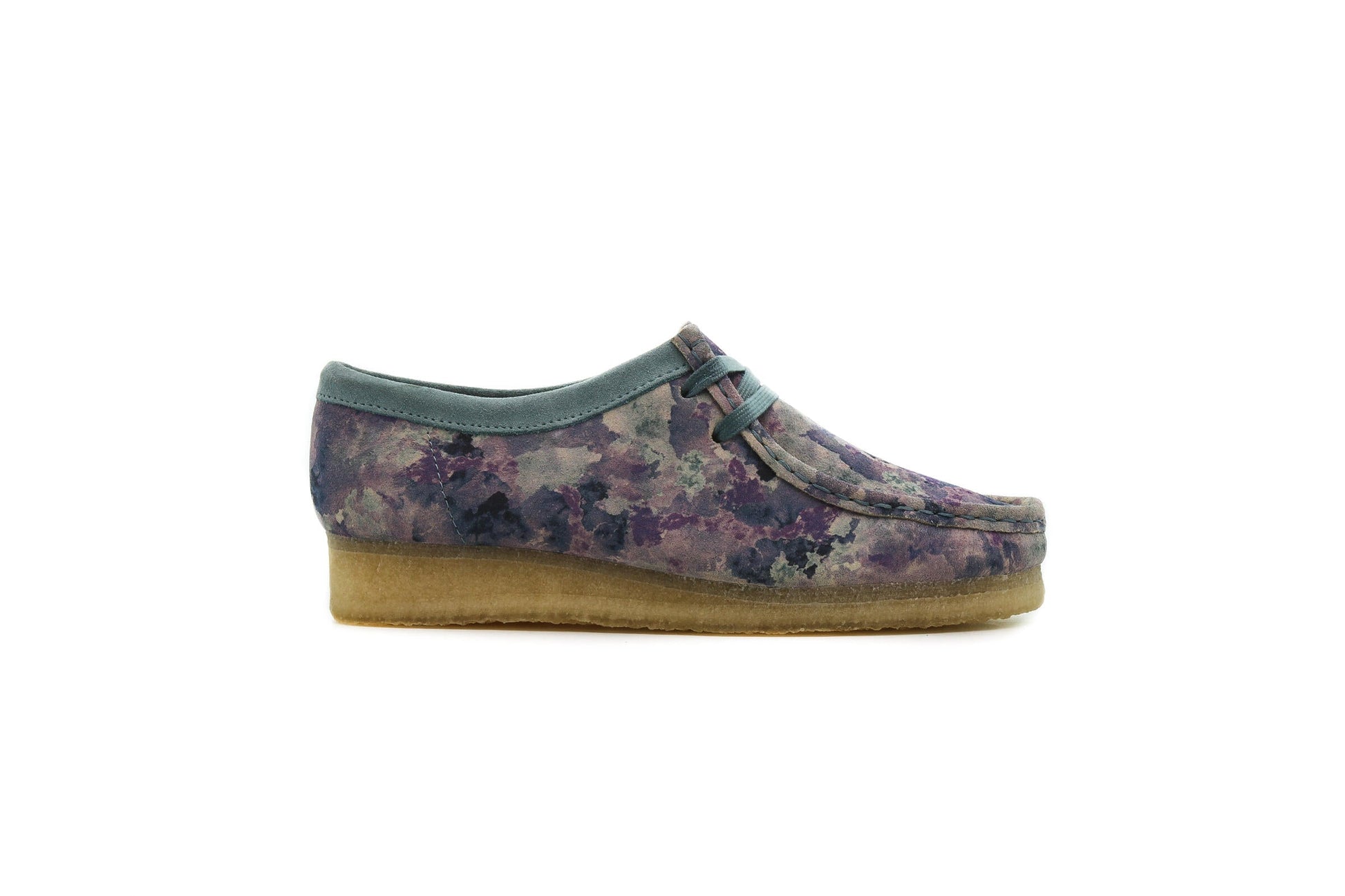 Exclusive Clarks Originals WALLABEE "BLUE PRINT" — 3 — Front View