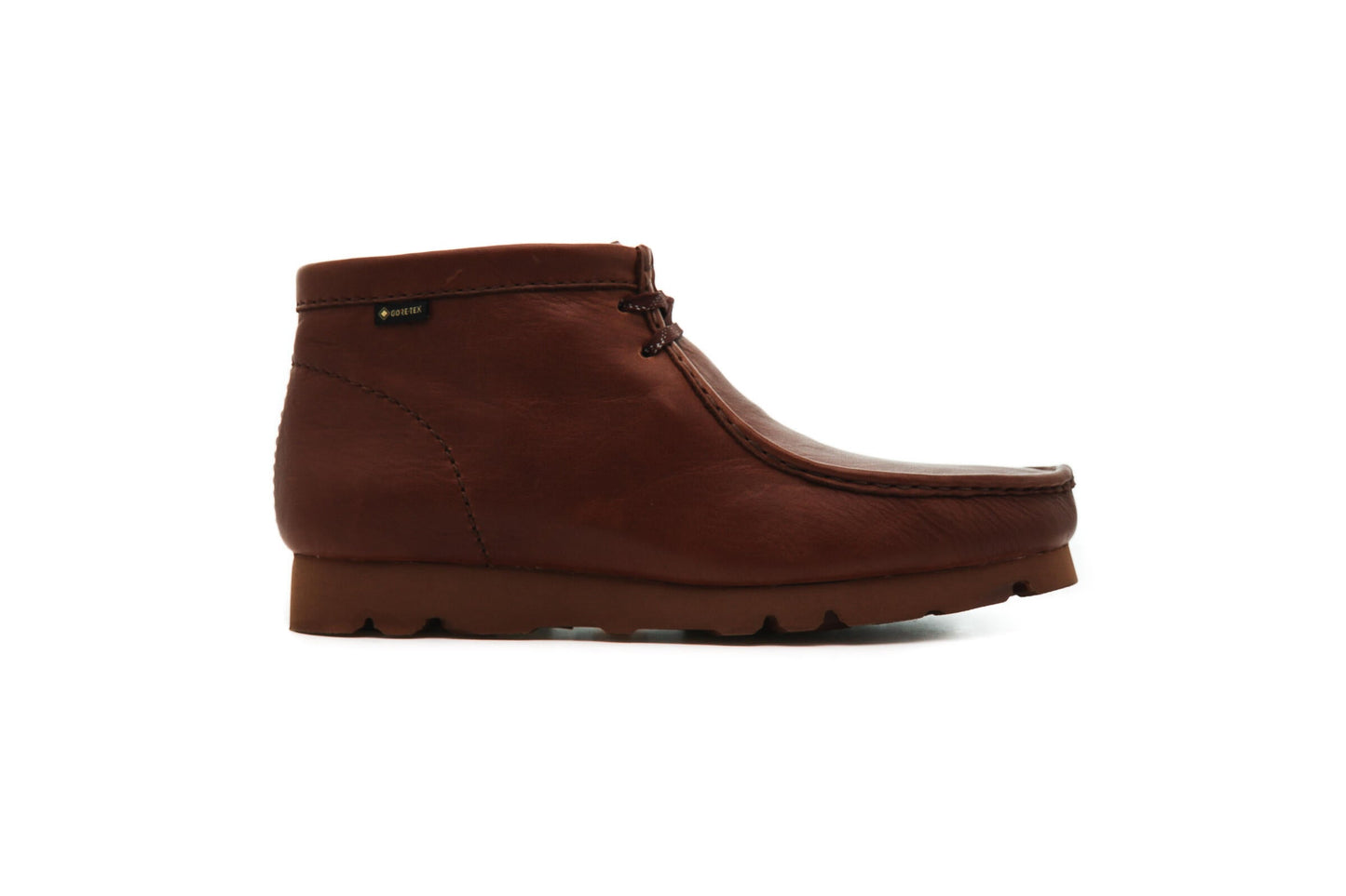 Exclusive Clarks Originals WALLABEE BOOT Gore-Tex "DARK TAN" — 3 — Front View