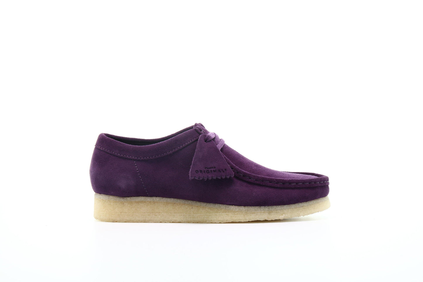 Exclusive Clarks Originals Wallabee "Deep Purple" — 3 — Front View