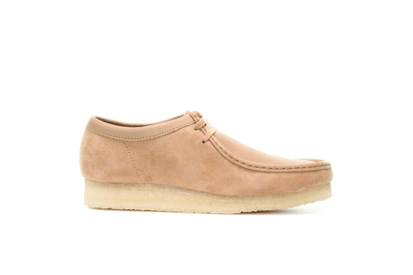 Exclusive Clarks Originals WALLABEE "LIGHT TAN" — 3 — Front View