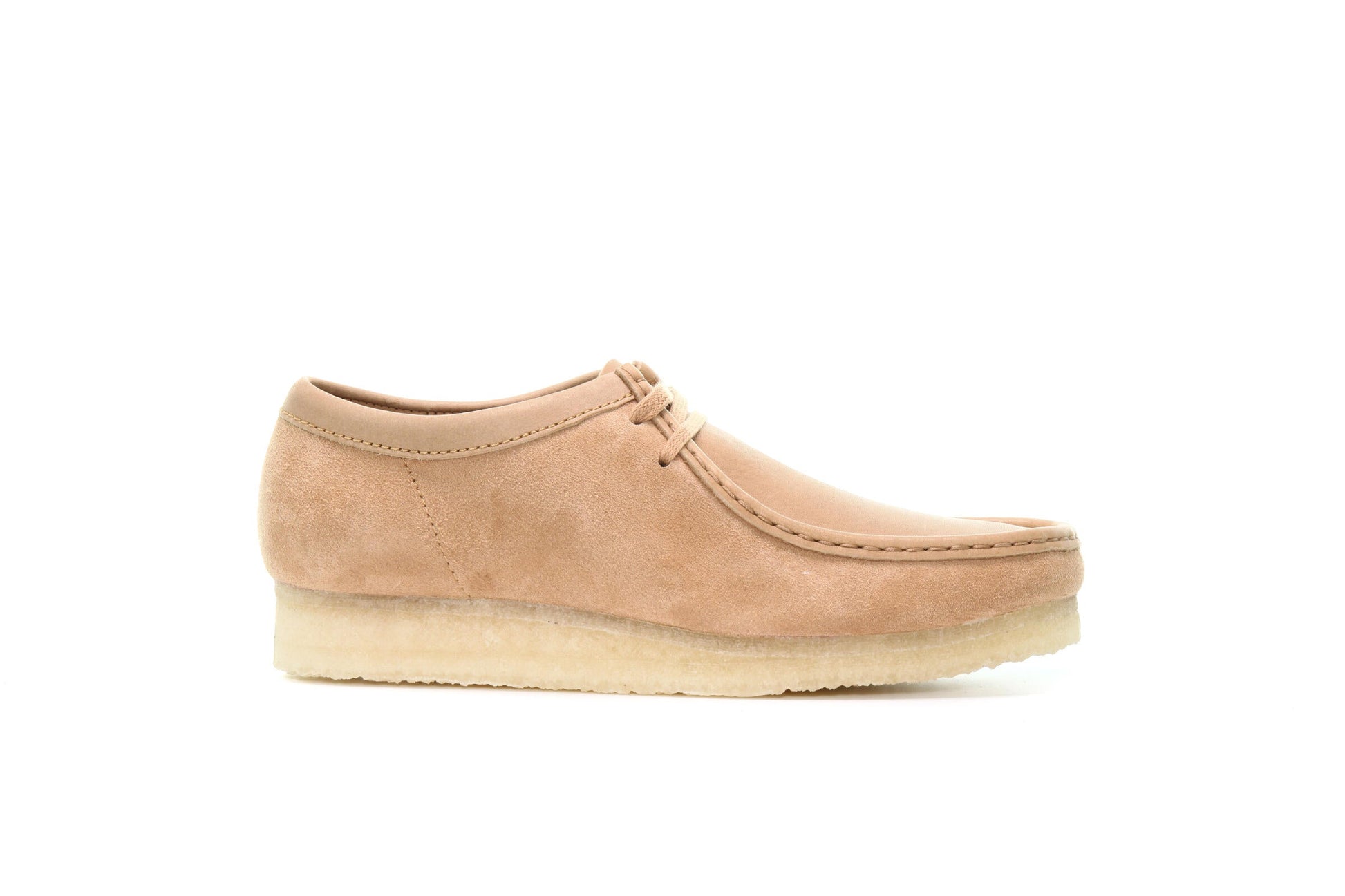 Exclusive Clarks Originals WALLABEE "LIGHT TAN" — 3 — Front View
