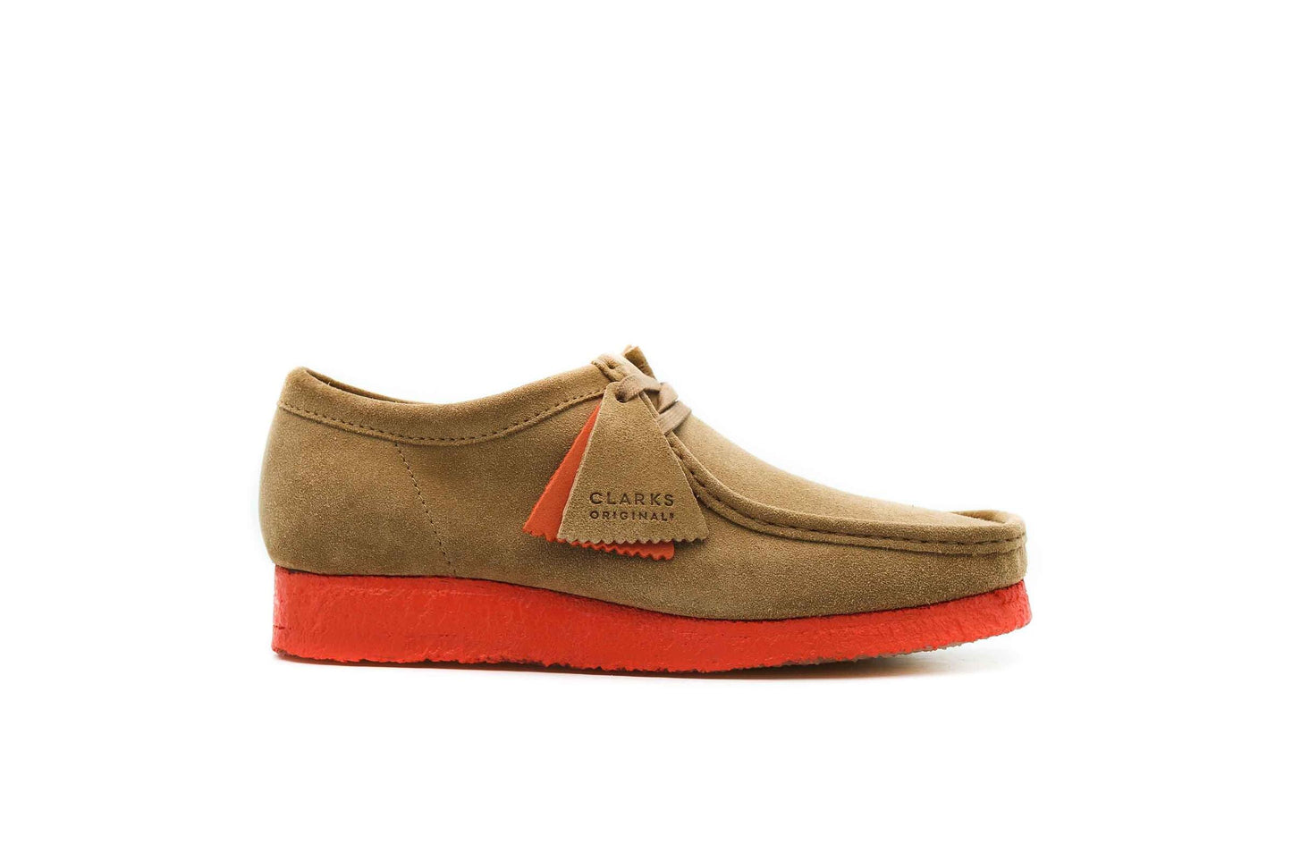 Exclusive Clarks Originals WALLABEE "LIGHT TAN" — 3 — Front View