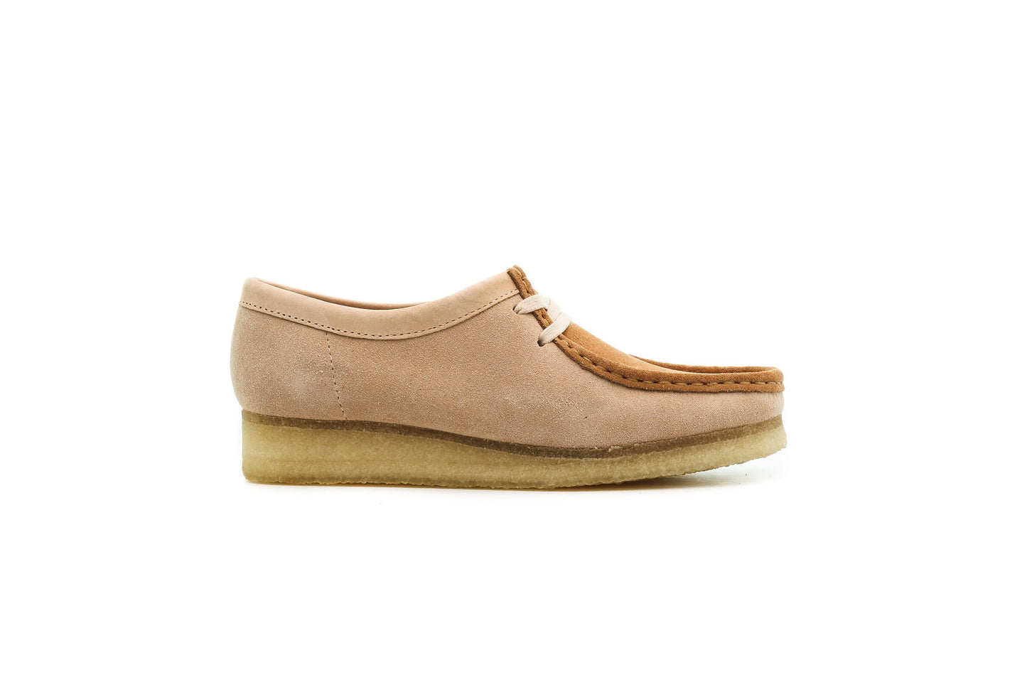 Exclusive Clarks Originals WALLABEE "LIGHT TAN" — 3 — Front View