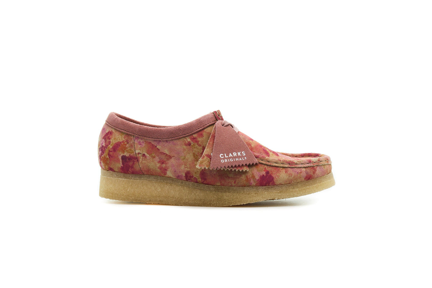 Exclusive Clarks Originals WALLABEE "RED PRINT" — 3 — Front View