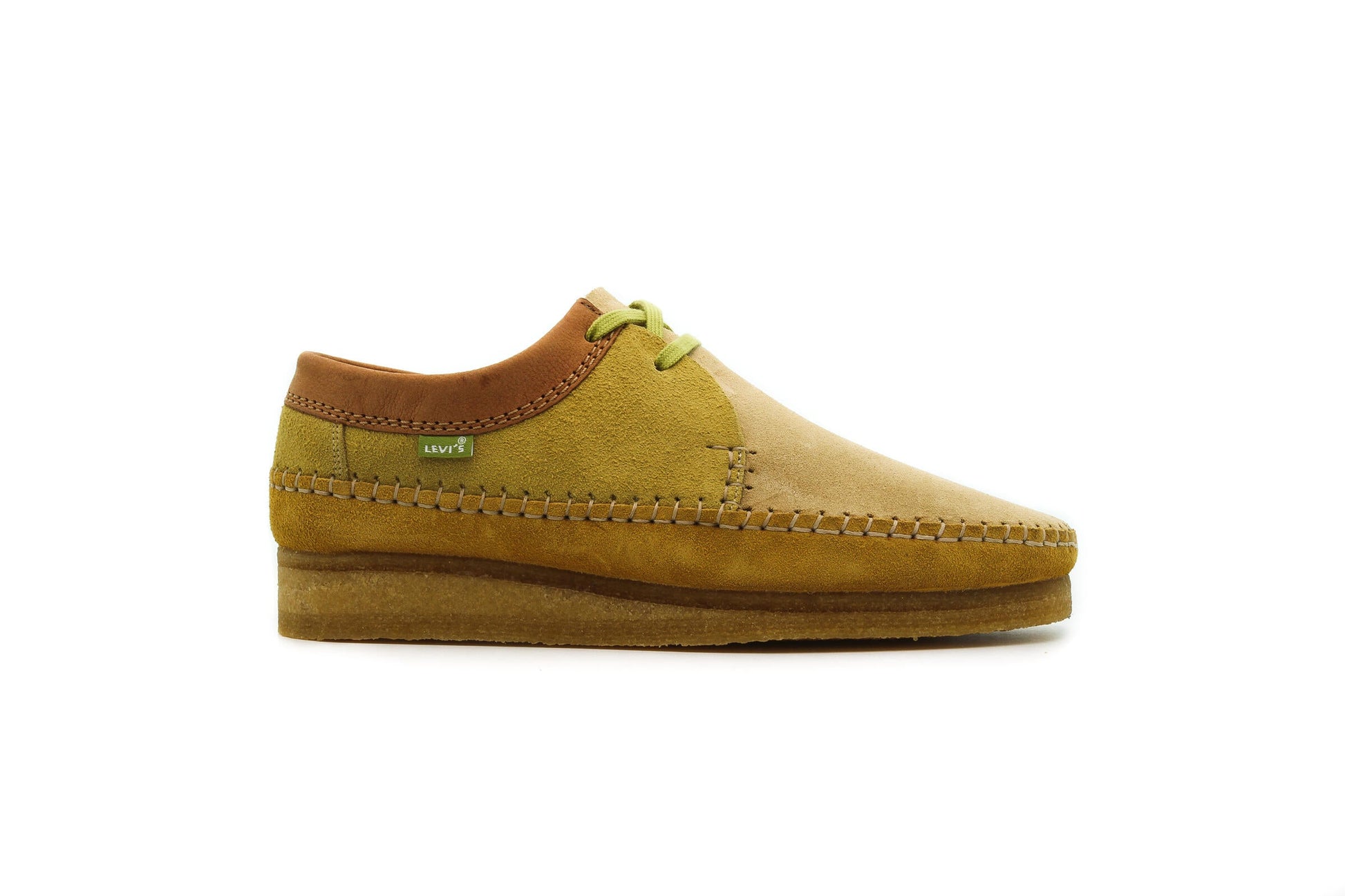 Exclusive Clarks Originals x LEVIS WEAVER "YELLOW" — 3 — Front View