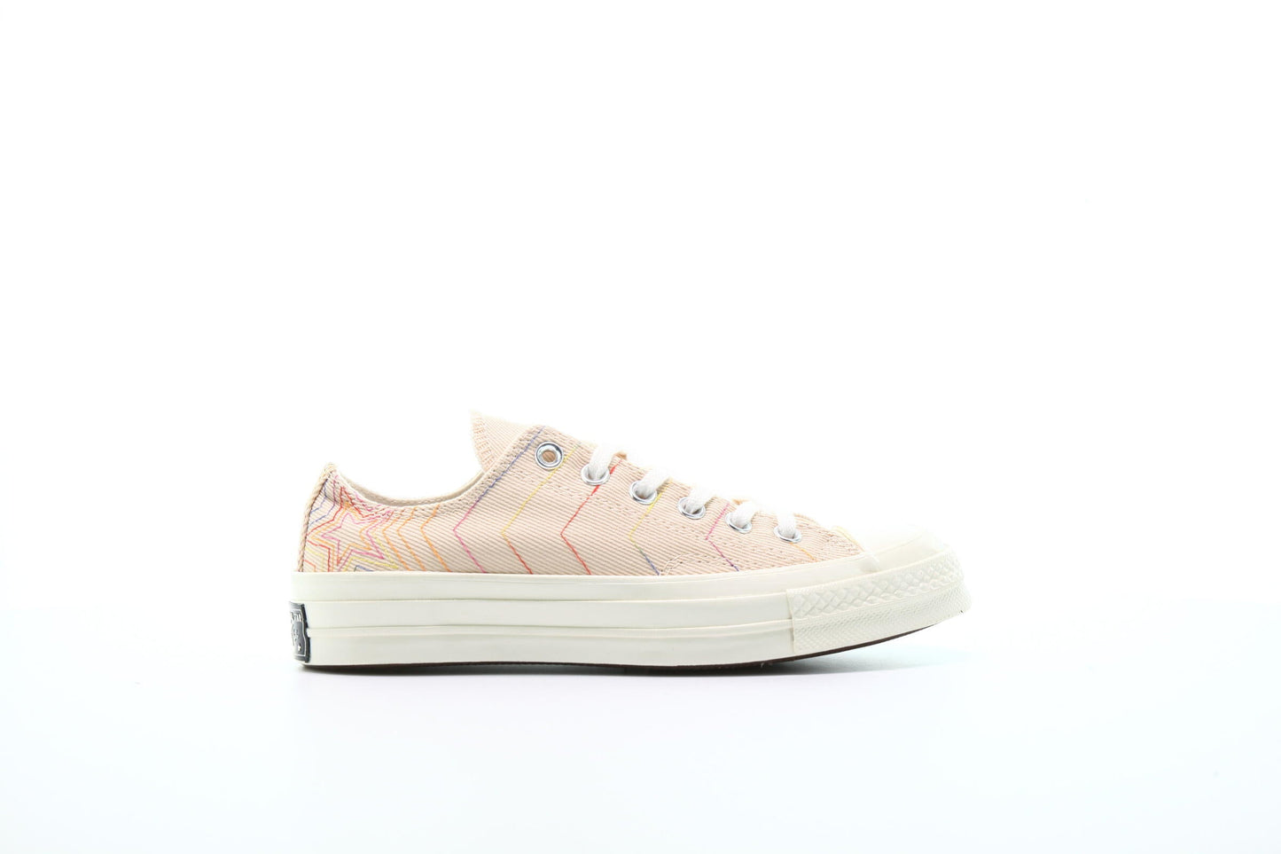 Exclusive Converse Chuck '70 Rainbow OX "Light Bisque" — 3 — Front View