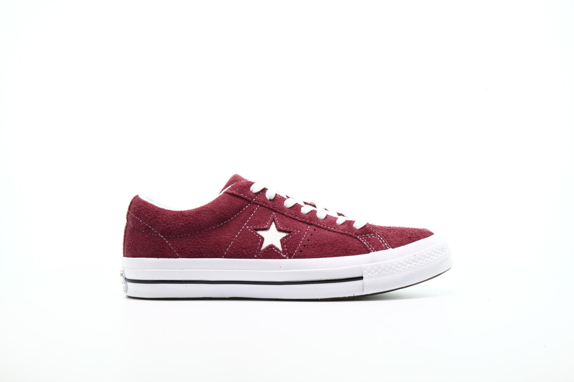 Exclusive Converse One Star OX "Deep Bordeaux" — 3 — Front View