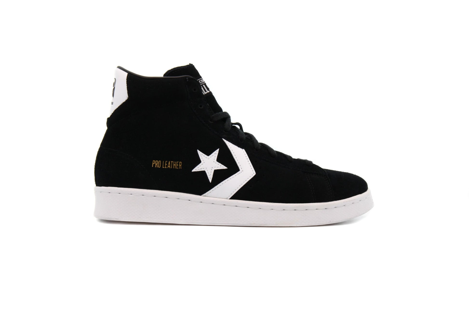 Exclusive Converse PRO LEATHER HI "BLACK" — 3 — Front View