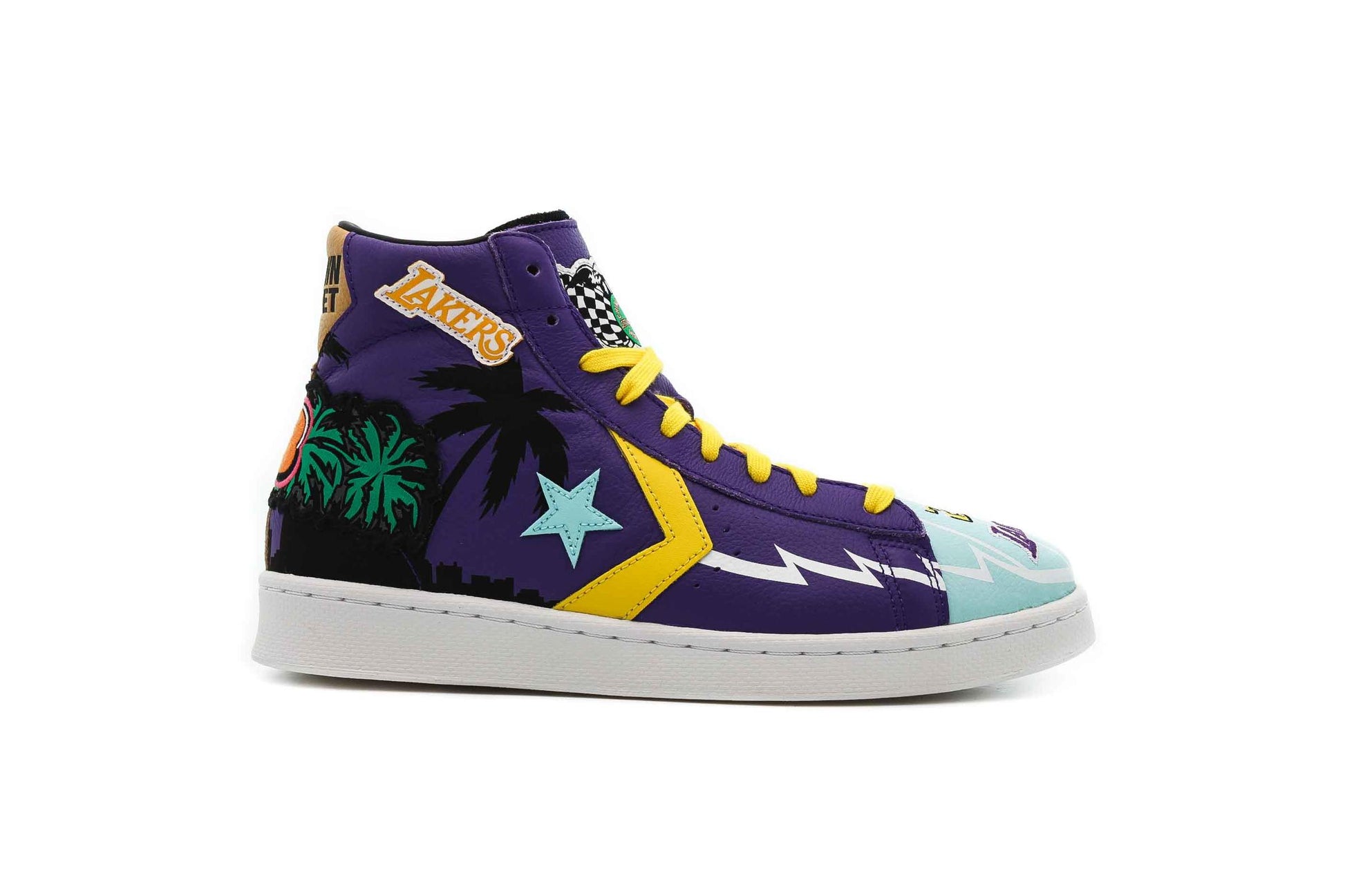 Exclusive Converse x CTM x NBA x JEFF HAMILTON PRO LEATHER HI — 3 — Front View