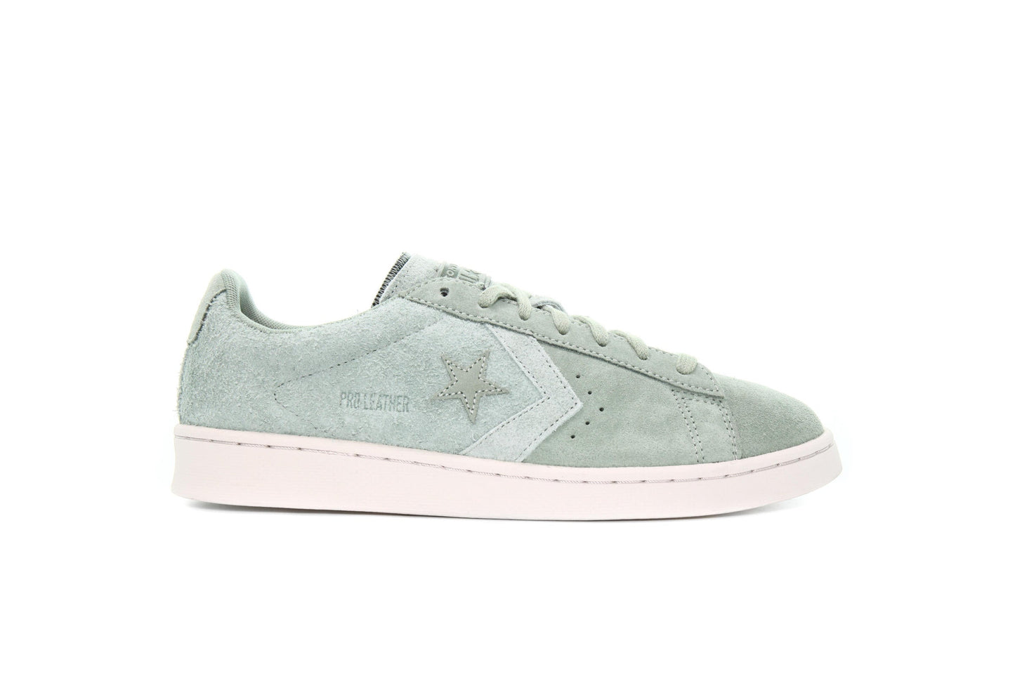Exclusive Converse x CONVERSE EARTH TONE SUEDE PRO LEATHER OX "LILY PAD" — 3 — Front View