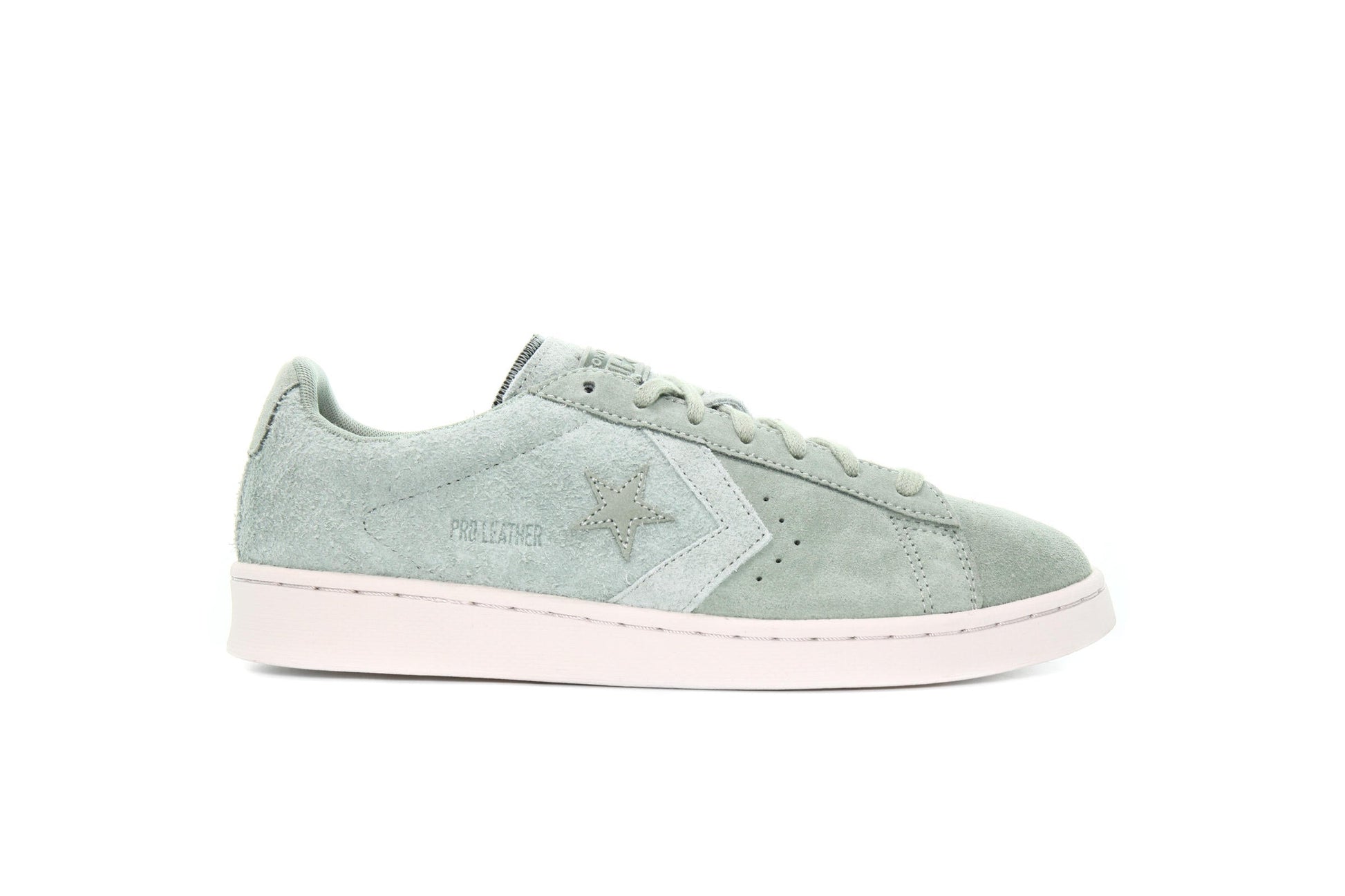Exclusive Converse x CONVERSE EARTH TONE SUEDE PRO LEATHER OX "LILY PAD" — 3 — Front View