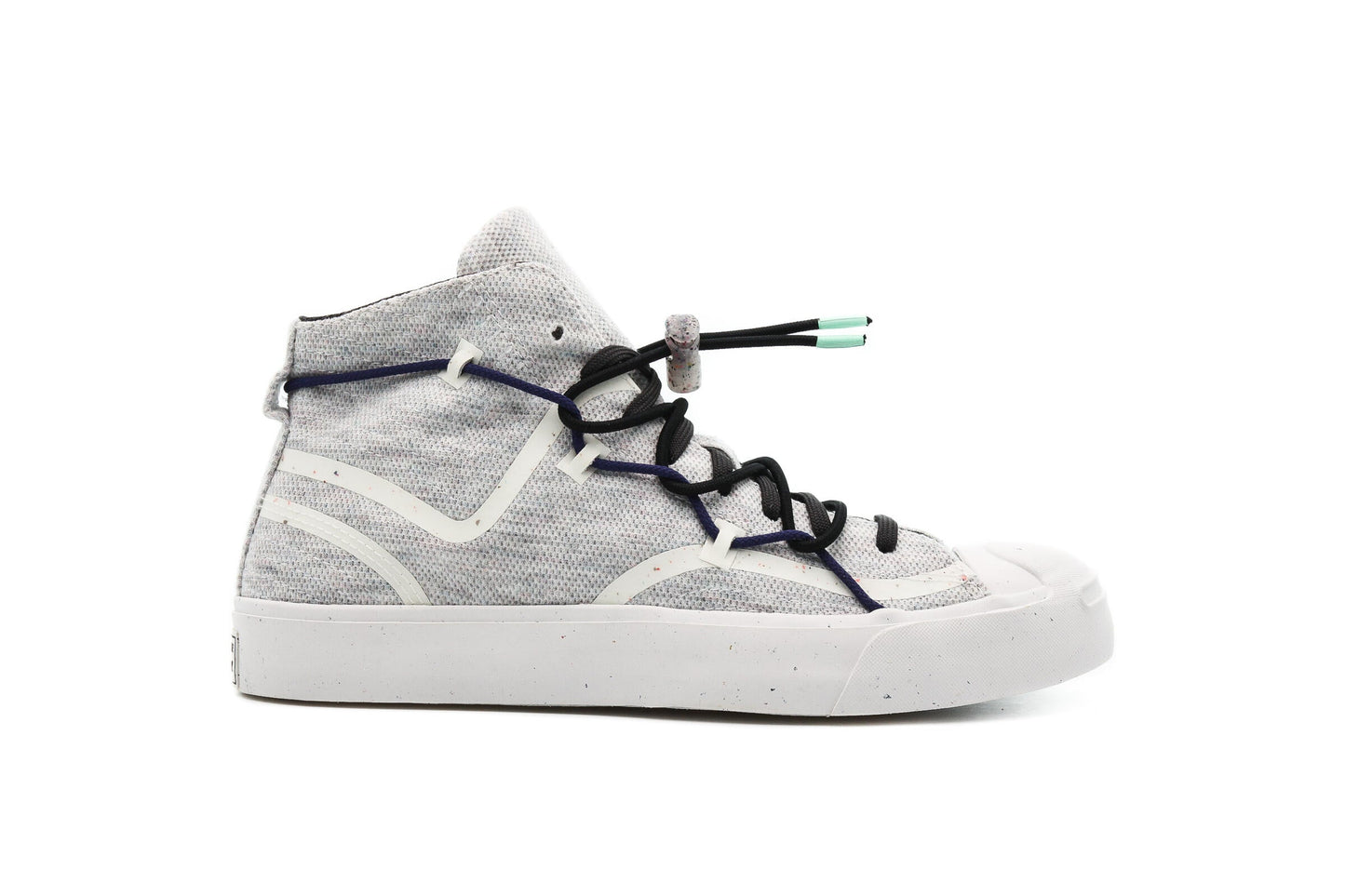 Exclusive Converse x CONVERSE RENEW MORPHOLON JACK PURCELL RALLY MID "WHITE" — 3 — Front View
