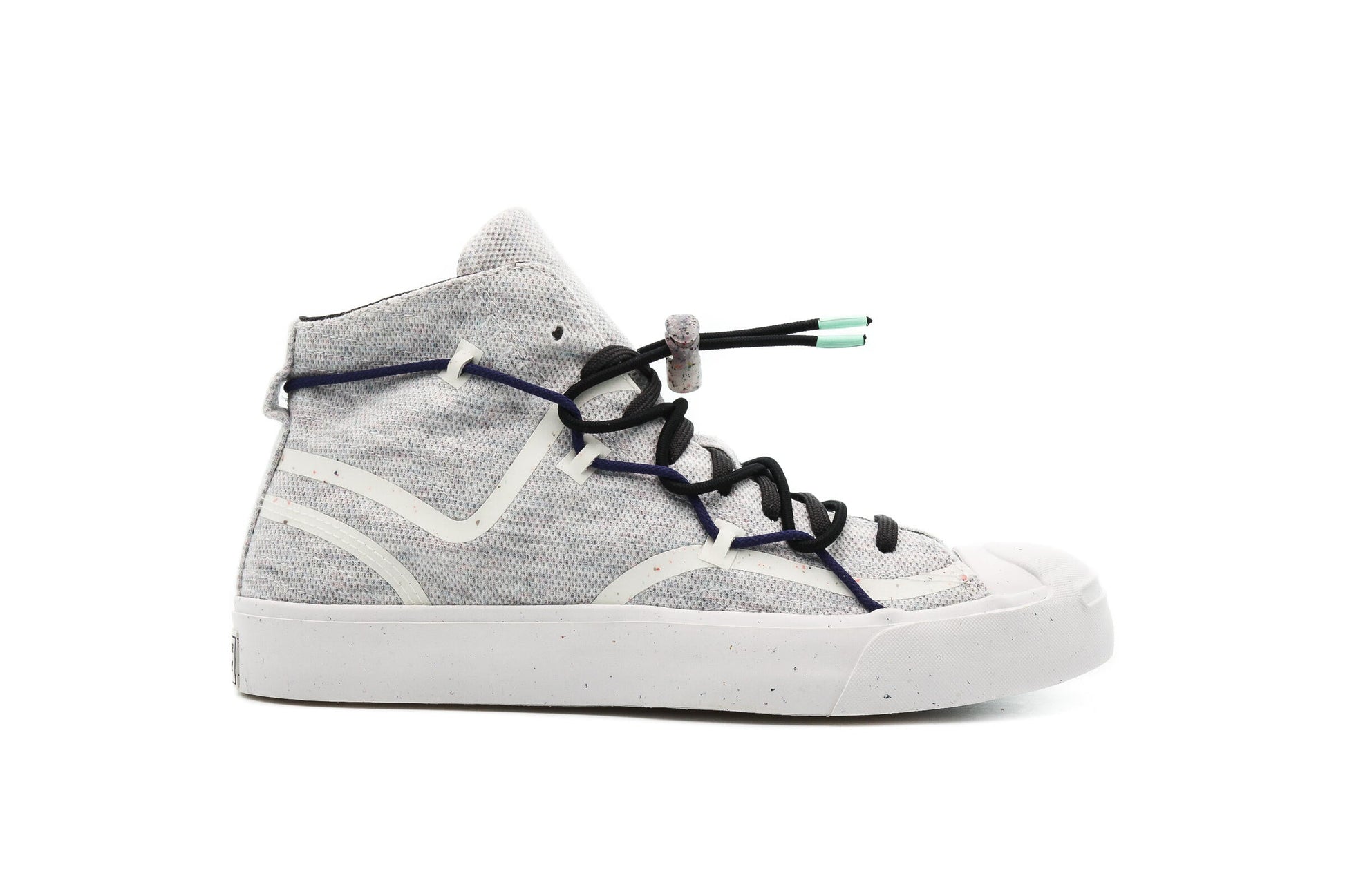 Exclusive Converse x CONVERSE RENEW MORPHOLON JACK PURCELL RALLY MID "WHITE" — 3 — Front View