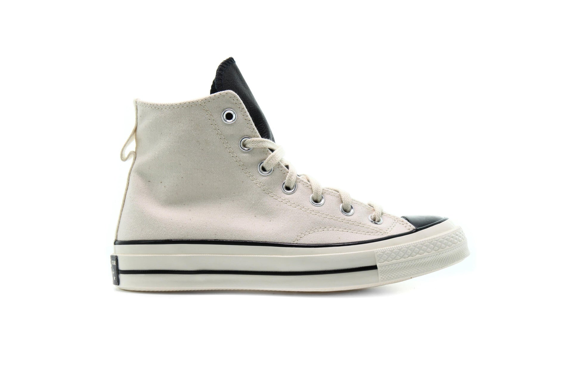 Exclusive Converse x FEAR OF GOD ESSENTIALS CHUCK 70 HI "NATURAL IVORY" — 3 — Front View