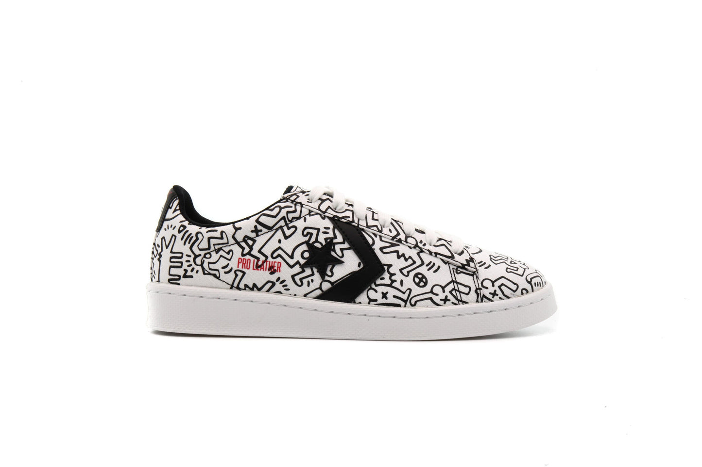 Exclusive Converse x KEITH HARING PRO LEATHER OX — 3 — Front View