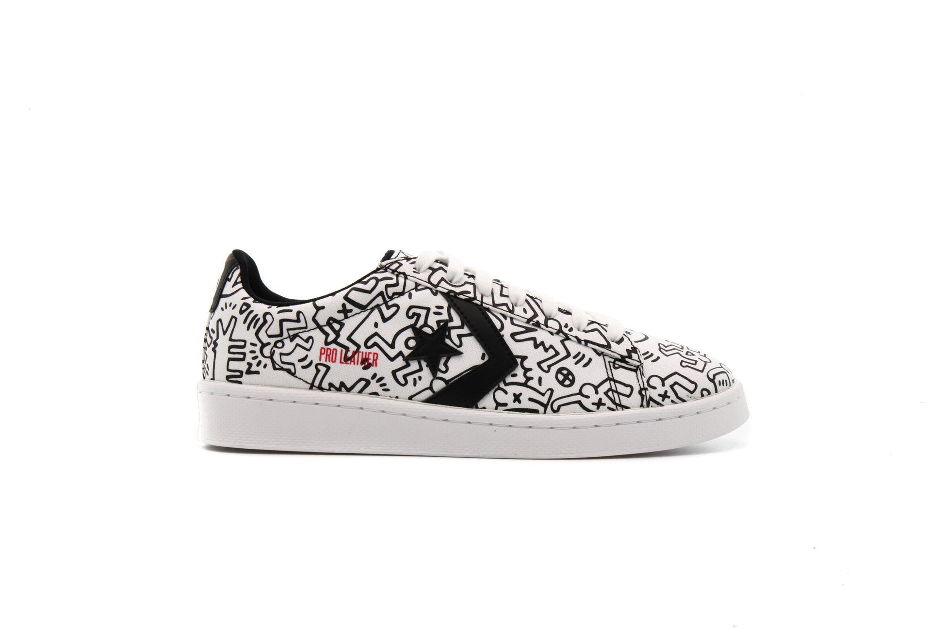 Exclusive Converse x KEITH HARING PRO LEATHER OX — 3 — Front View